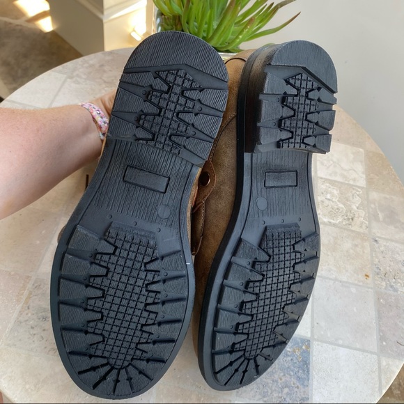 NWOT POLAR FOX BROWN ANKLE COMBAT BOOTS BOOTIES - Picture 8 of 15